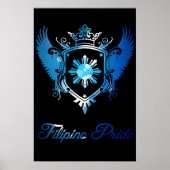 Filipino Pride Crest Poster (Voorkant)