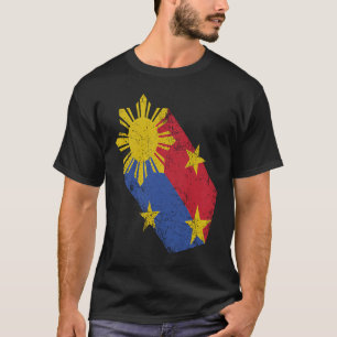 Filipino Pride Philippine Flag Proud Pinoy Pinay P T-shirt