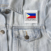 Filipino Vierkante Button 5,1 Cm (In situ)
