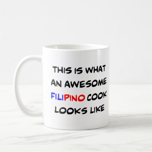 filipinokok, geweldige koffiemok (Links)