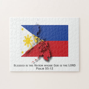 FILIPPEN   Blessed Nation   FILIPINO FLAG Legpuzzel