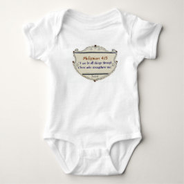 Filippensen 4:13 Schild Baby Body Romper