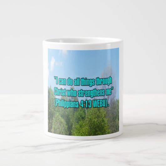 Filippensen 4:13 WEBU Mok (Voorkant)
