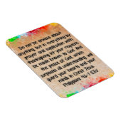 Filippensen 4:6-7 Bijbelvers  Magneet (Rechterzijde)