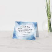 Filippenzen 1:2-3 Genade en vrede voor u Bijbel Bedankkaart (Voorkant)