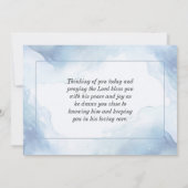 Filippenzen 1:2-3 Genade en vrede voor u, Kaart (Achterkant)