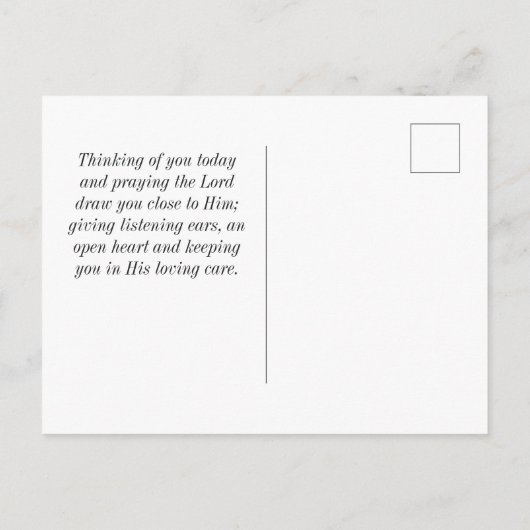 Filippenzen 1:2 Genade en vrede voor u, Bijbelvers Briefkaart (Achterkant)