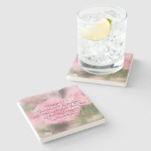 Filippenzen 1:2 Genade en vrede voor u, Schrift Stenen Onderzetter (Zijkant)