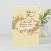 Filippenzen 1:3 Ik dank God ter gedachtenis aan u Bedankkaart (Staand voorkant)