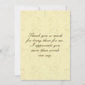 Filippenzen 1:3 Ik dank God ter gedachtenis aan u Bedankkaart (Achterkant)