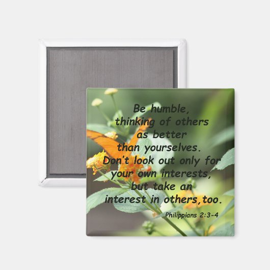 Filippenzen 2:3-4 magneet (Voorkant / Achterkant)