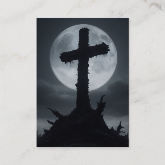 Filippenzen 2:8-11 KJV Kaarten - Doodkruis Visitekaartje (Voorkant)