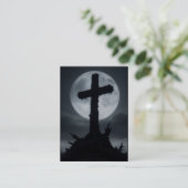 Filippenzen 2:8-11 KJV Kaarten - Doodkruis Visitekaartje (Staand voorkant)