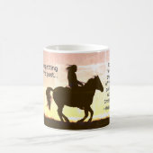 Filippenzen 3:13-14 Ik druk op het doel, paard Koffiemok (Center)