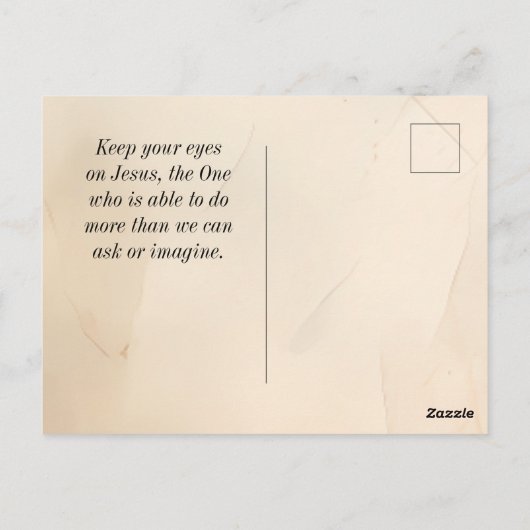 Filippenzen 4:13 Alle dingen door Christus Bijbel Briefkaart (Achterkant)