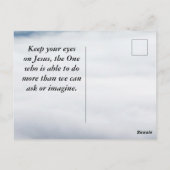 Filippenzen 4:13 Alle dingen door Christus Bijbel Briefkaart (Achterkant)