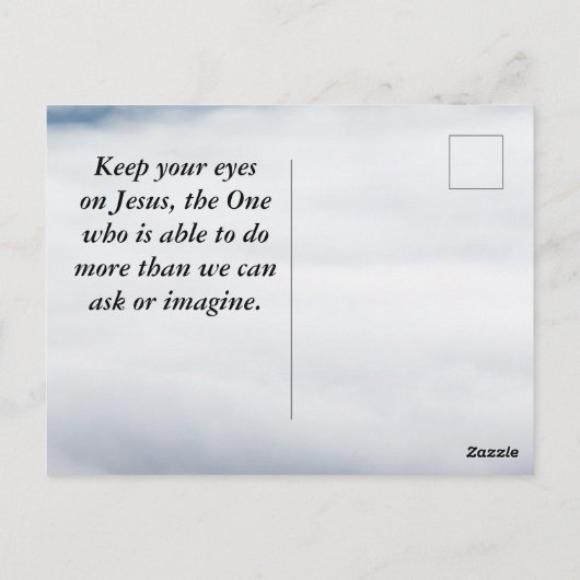 Filippenzen 4:13 Alle dingen door Christus Bijbel Briefkaart (Achterkant)