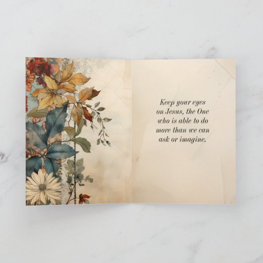 Filippenzen 4:13 Alle dingen door Christus Bijbel Kaart (Binnen)