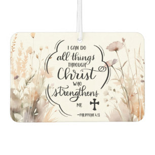 Filippenzen 4:13 Alle dingen door Christus Bijbel Luchtverfrisser