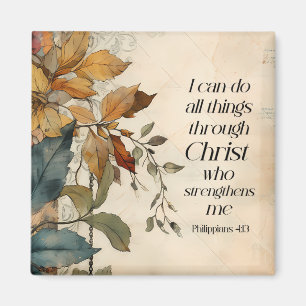 Filippenzen 4:13 Alle dingen door Christus Bijbel Magneet