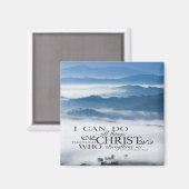 Filippenzen 4:13 Alle dingen door Christus Bijbel Magneet (Voorkant / Achterkant)