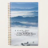 Filippenzen 4:13 Alle dingen door Christus Bijbel Planner (Voorkant)