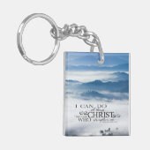 Filippenzen 4:13 Alle dingen door Christus Bijbel Sleutelhanger (Voorkant Links)