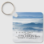 Filippenzen 4:13 Alle dingen door Christus Bijbel Sleutelhanger (Voorkant)