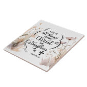 Filippenzen 4:13 Alle dingen door Christus Bijbel Tegeltje (Zijkant)