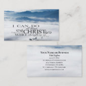 Filippenzen 4:13 Alle dingen door Christus Bijbel Visitekaartje (Voorkant / Achterkant)