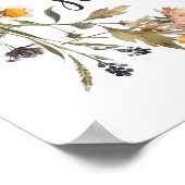 Filippenzen 4:13 Bijbel Schrift Verse Bloemen Boho Poster (Hoek)