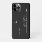 Filippenzen 4:13 Bijbel Verse iPhone / iPad case Hoesje (Achterkant)