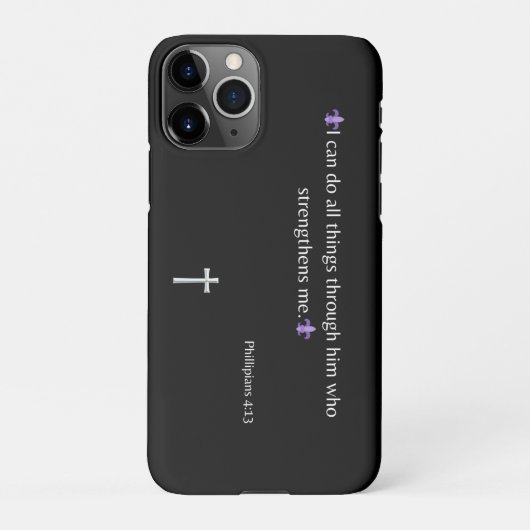 Filippenzen 4:13 Bijbel Verse iPhone / iPad case iPhone Hoesje (Achterkant)