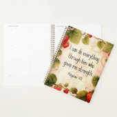 Filippenzen 4:13 Bijbelvers over tijdloos ontwerp Planner (Display)