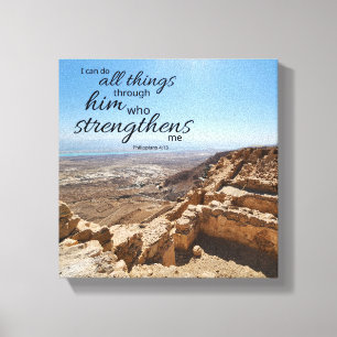 Filippenzen 4:13 Canvas omwikkeld Afdruk