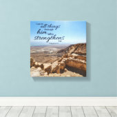 Filippenzen 4:13 Canvas omwikkeld Afdruk (Insitu (Houten vloer))