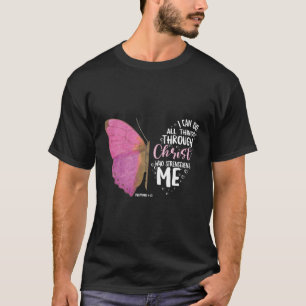 Filippenzen 4 13 Christelijk vers Vlinder Vrouwen T-shirt