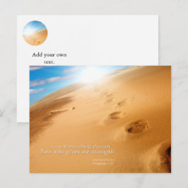 Filippenzen 4:13: Ik kan alles door Hem Briefkaart