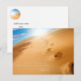 Filippenzen 4:13: Ik kan alles door Hem Briefkaart