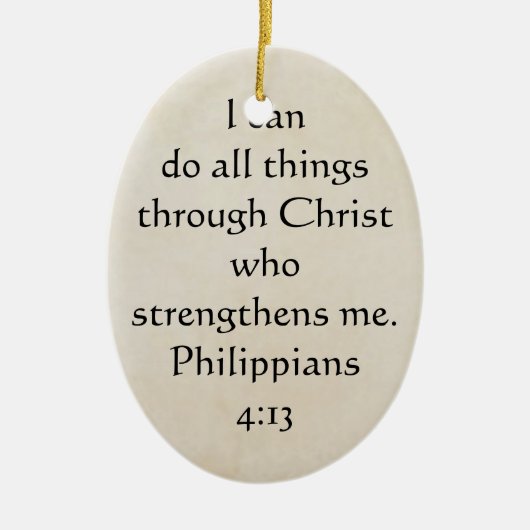 Filippenzen 4:13 keramisch ornament (Voorkant)
