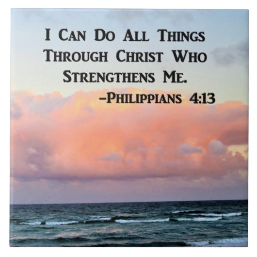 FILIPPENZEN 4:13 KERAMISCHE TEGEL TEGELTJE (Voorkant)