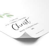 Filippenzen 4:13 kinder Bijbelprint Poster (Hoek)