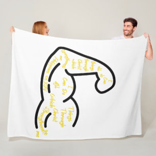 Filippenzen 4:13 KJV Bijbel Verse Fleece Deken