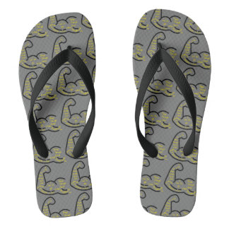 Filippenzen 4:13 KJV Bijbel Verse Grijs All-Over Teenslippers
