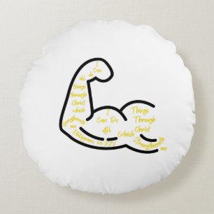 Filippenzen 4:13 KJV Bijbel Verse Rond Kussen