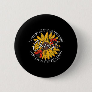 Filippenzen 4:13 Religieus lieveheersbeestje verst Ronde Button 5,7 Cm