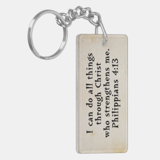 Filippenzen 4:13 sleutelhanger (Voorkant Links)