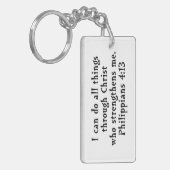 Filippenzen 4:13 sleutelhanger (Voorkant Links)