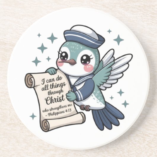 Filippenzen 4:13 Zeeman Hummingbird Onderzetter (Voorkant)