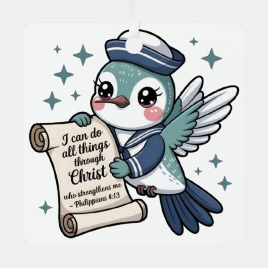 Filippenzen 4:13 Zeeman Hummingbird Ornament (Voorkant)